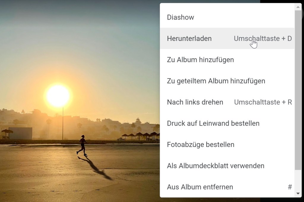 Google Fotos Bilder auf PC übertragen