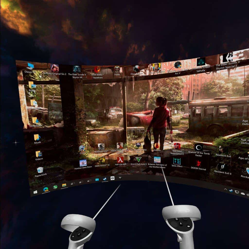Virtual Reality über PC starten