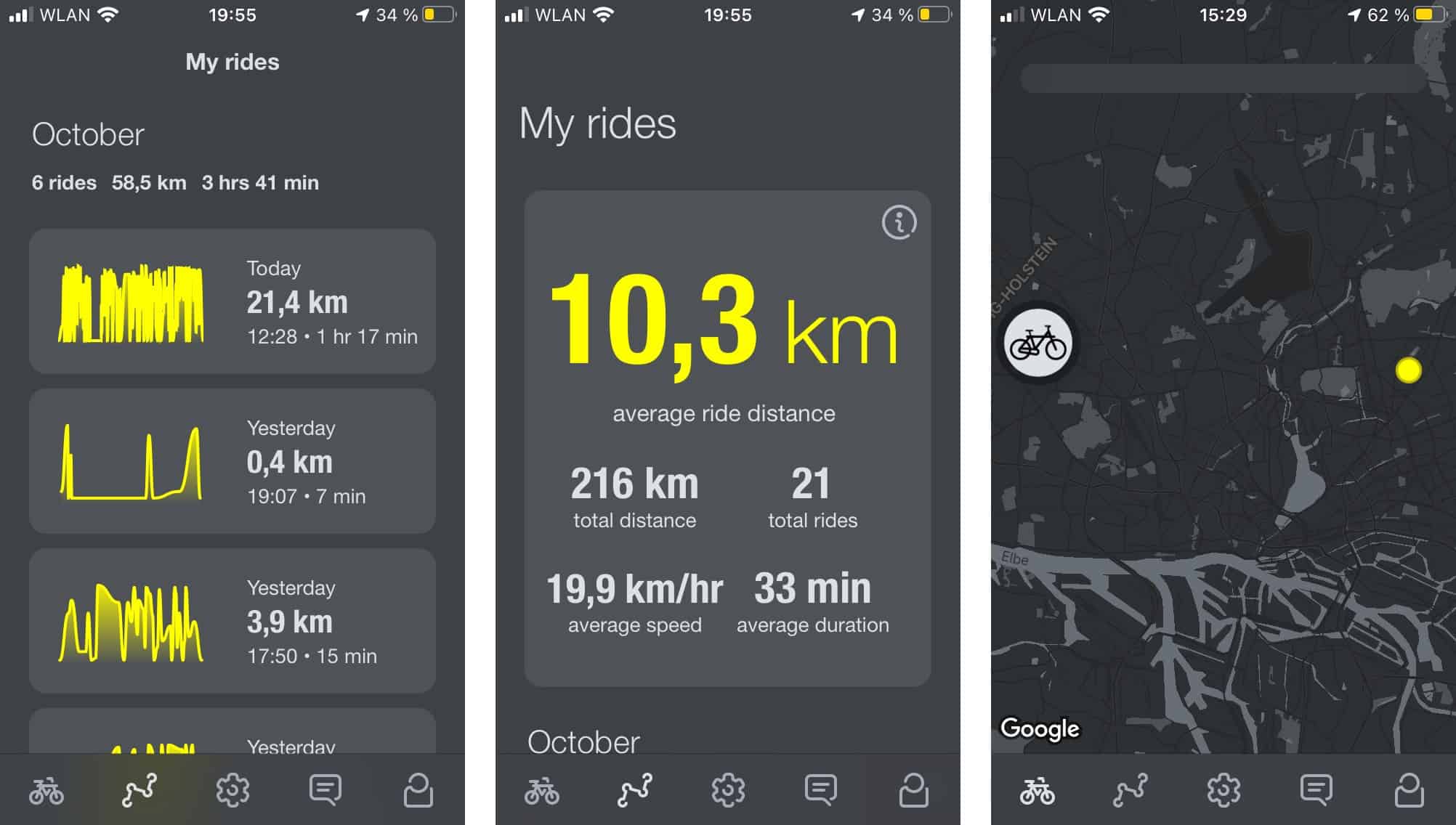 App für E-Bike VanMoof S3