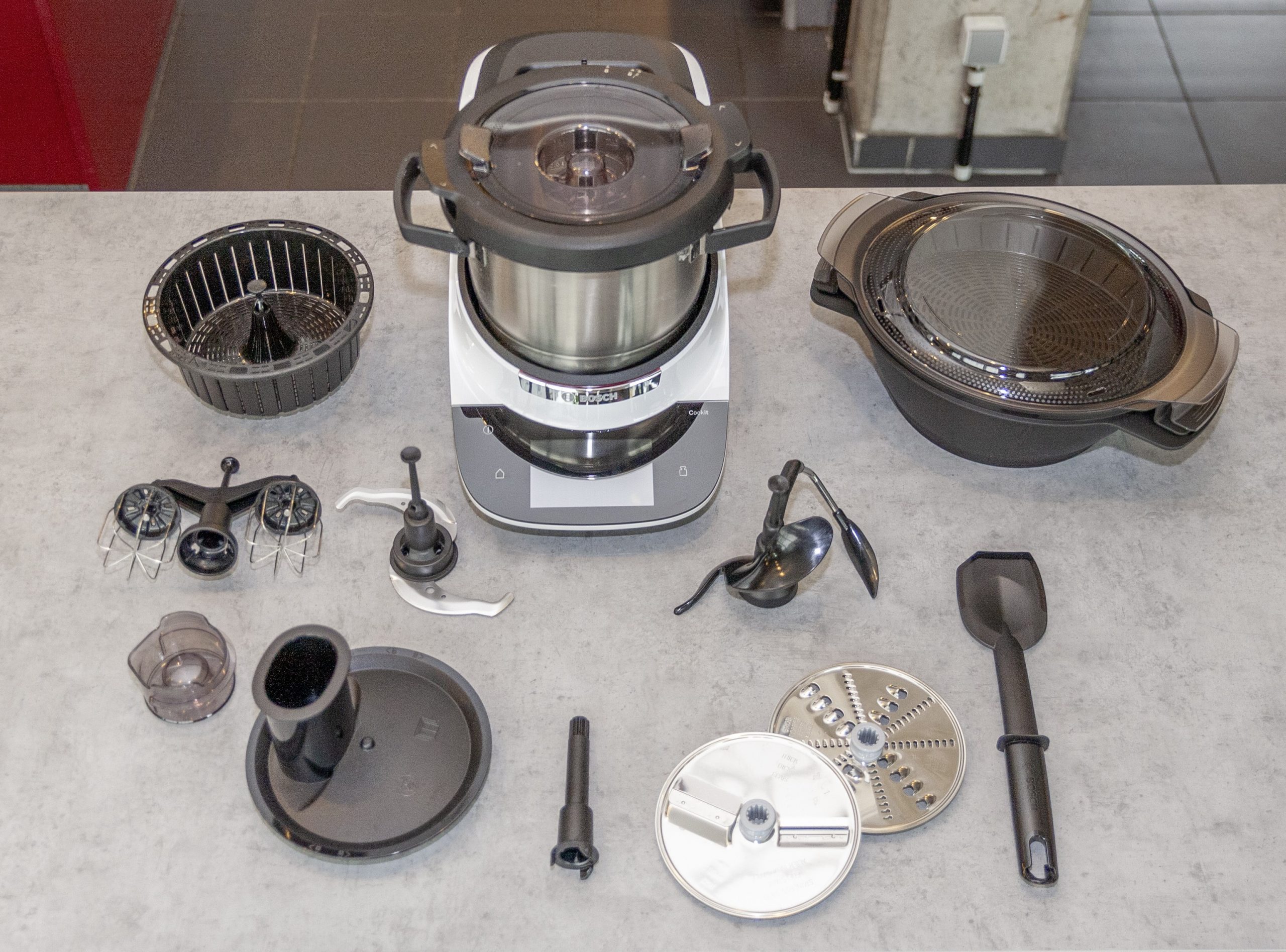 Der Cookit von Bosch, Küchenmaschine mit viel Zubehör