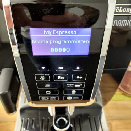 Kaffeeautomaten programmieren