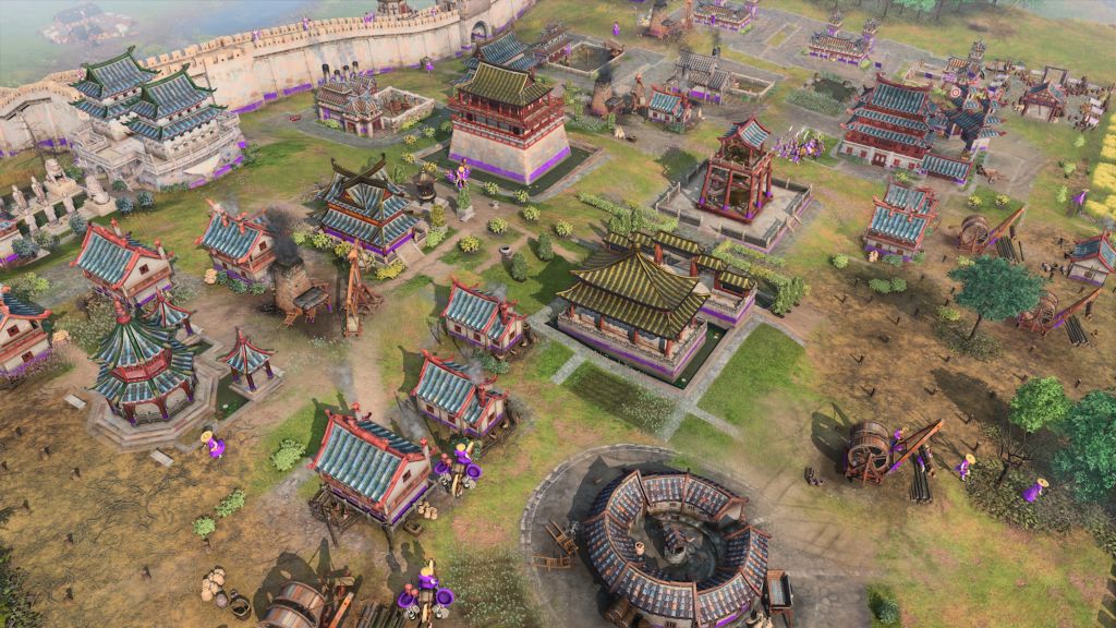 Screenshot asiatische Siedlung von oben