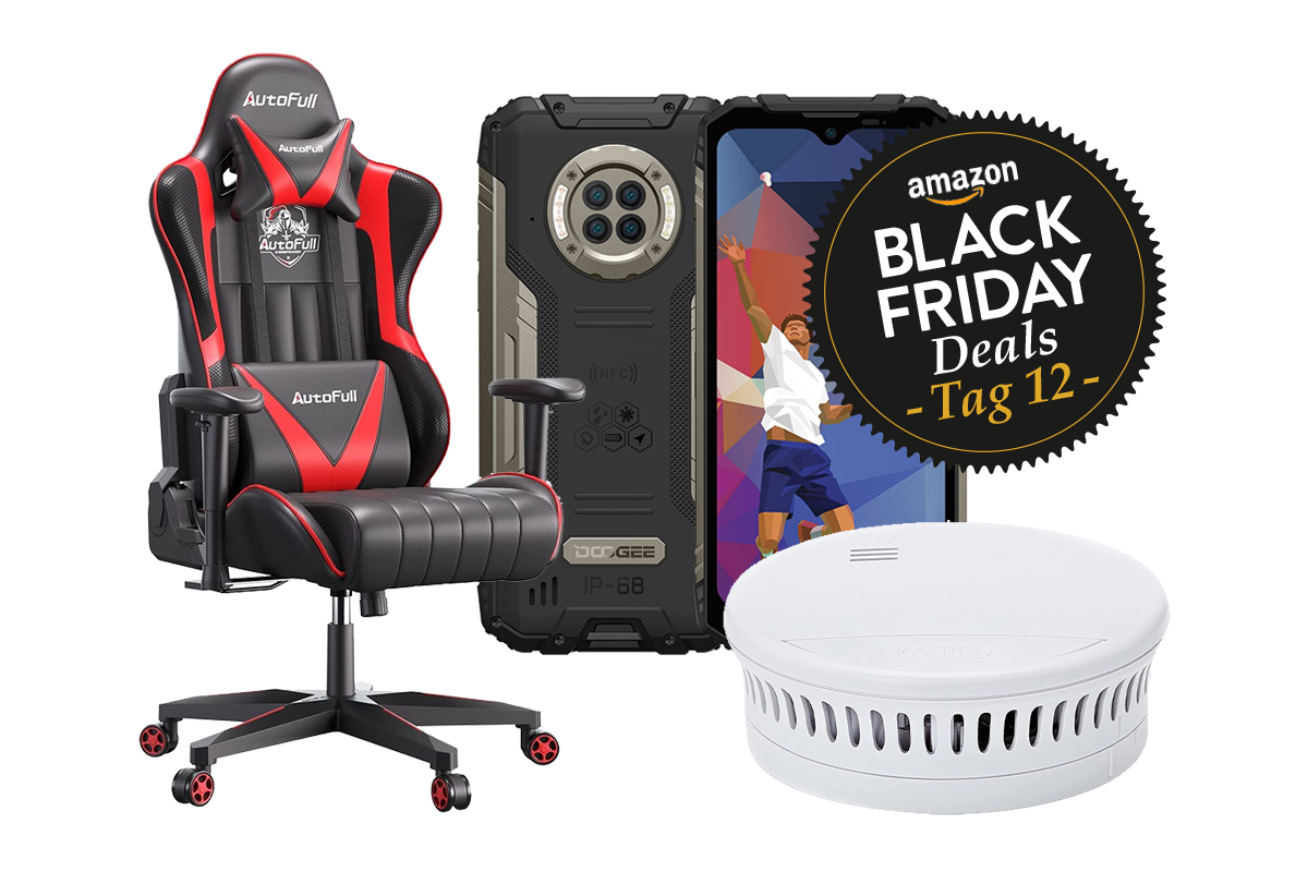 Drei Artikel aus dem Black Friday Amazon-Angebot nebeneinander