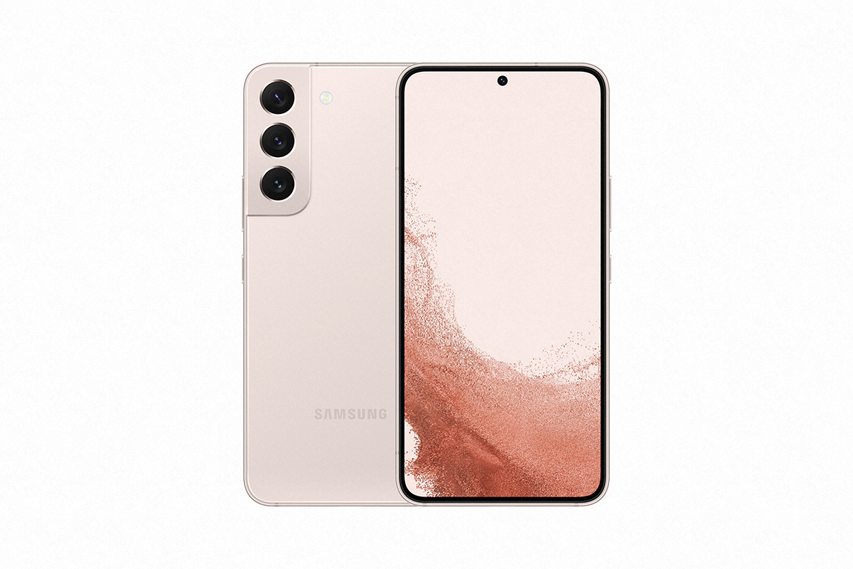 Samsung Galaxy S22 in Pink