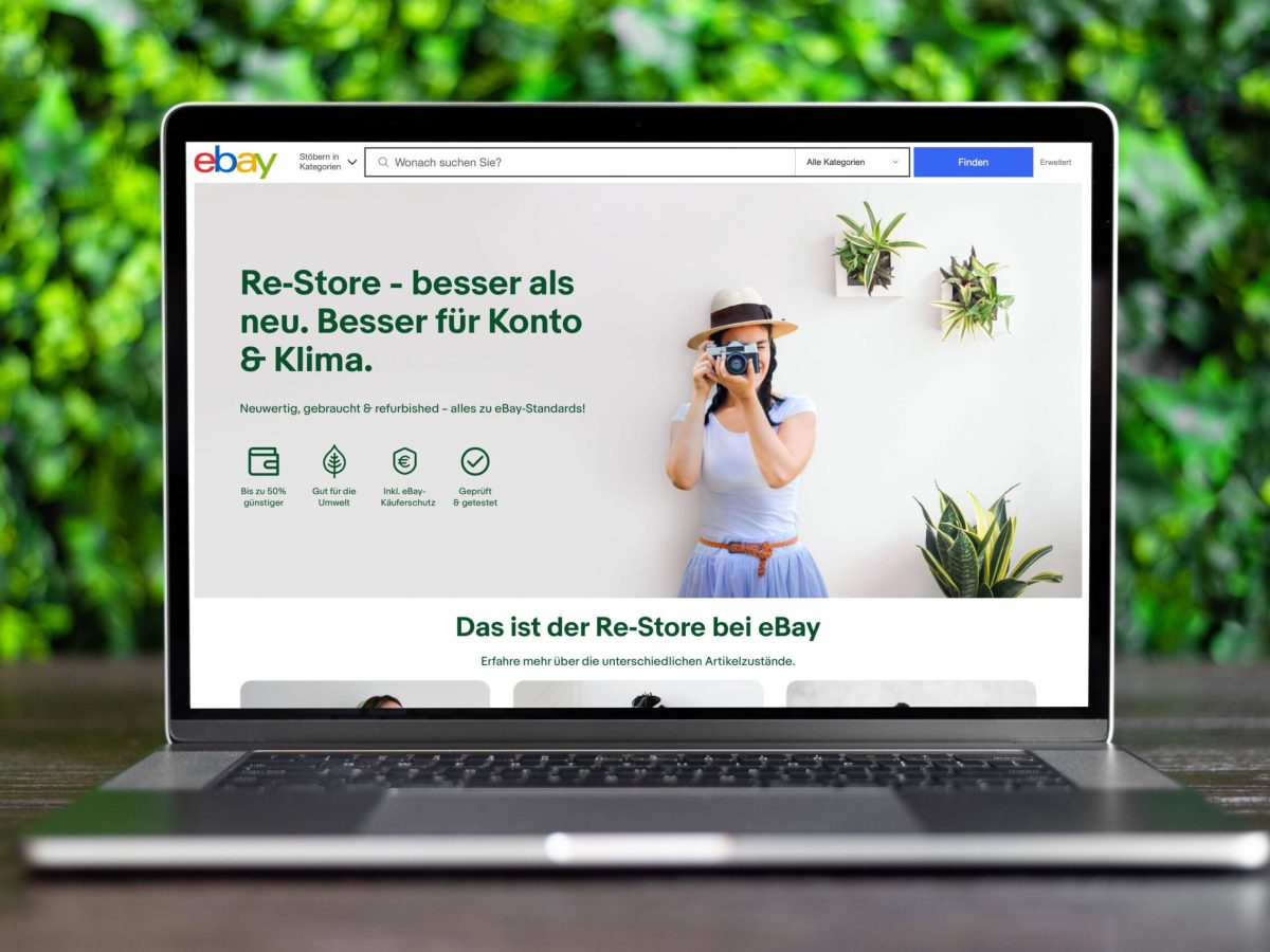 eBay Re-Store: nachhaltig shoppen und sparen