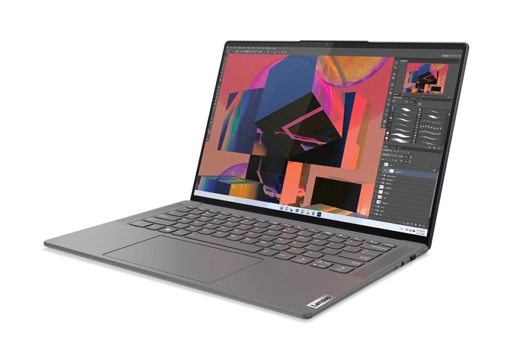 Lenovo Yoga Slim 7 Pro X  aufgeklappt