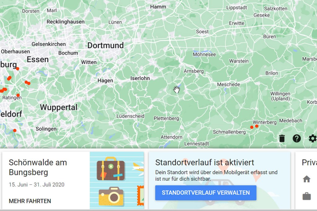 Google Standortverlauf