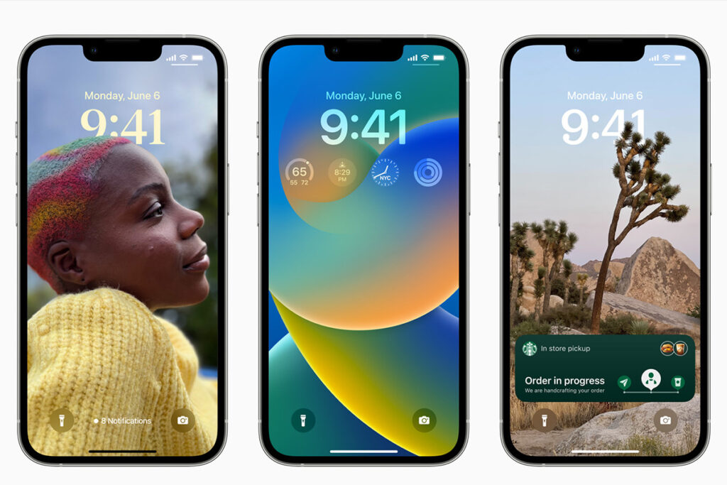 Die neuen Sperrbildschirme von iOS 16