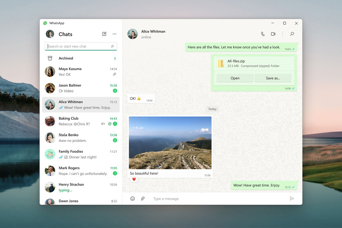 Die neue App von WhatsApp auf dem PC