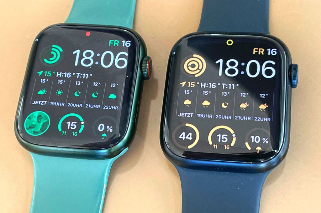 Apple Watch 7 und 8 im Vergleich 1