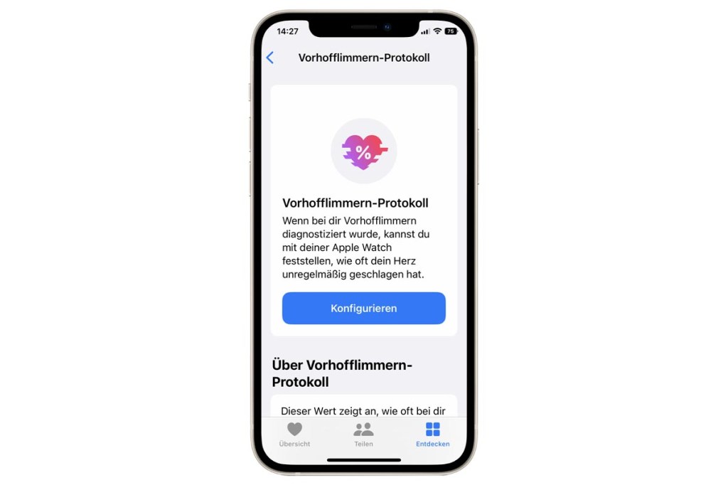 watchOS 9 Vorhofflimmer überwachenn 