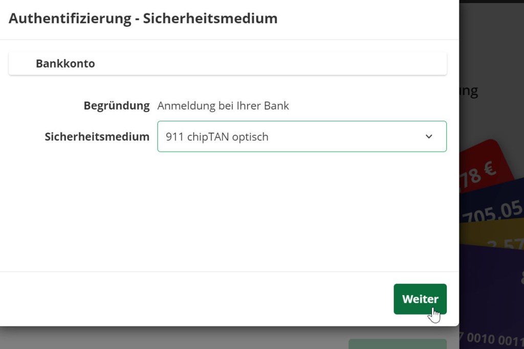 Lexoffice Online Banking einrichten Schritt 5