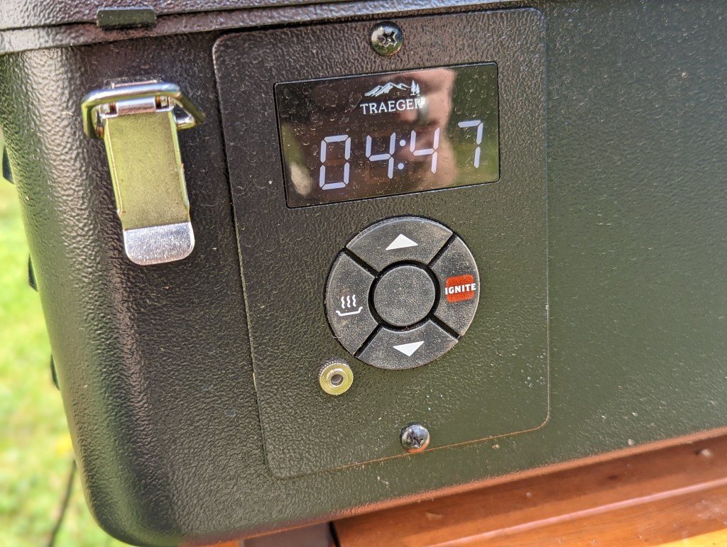 Das Display des Ranger, das einen Countdown zeigt. Der steht bei 4:47 Minuten.