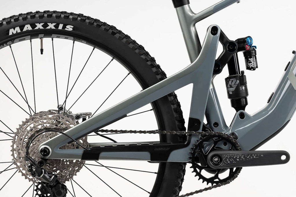 Detailaufnahme Federung E-Mountainbike Ghost Path Riot