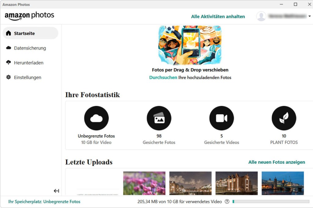 Amazon Photos PC-Programm