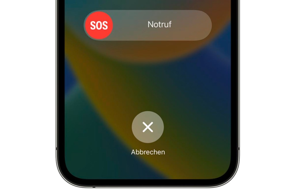 Notruf SoS auf dem iPhone von Apple