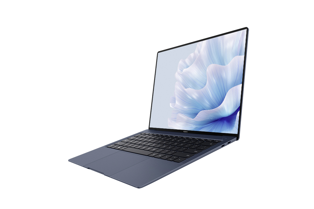 Produktfoto des Huawei MateBook X Pro von schräg vorne.