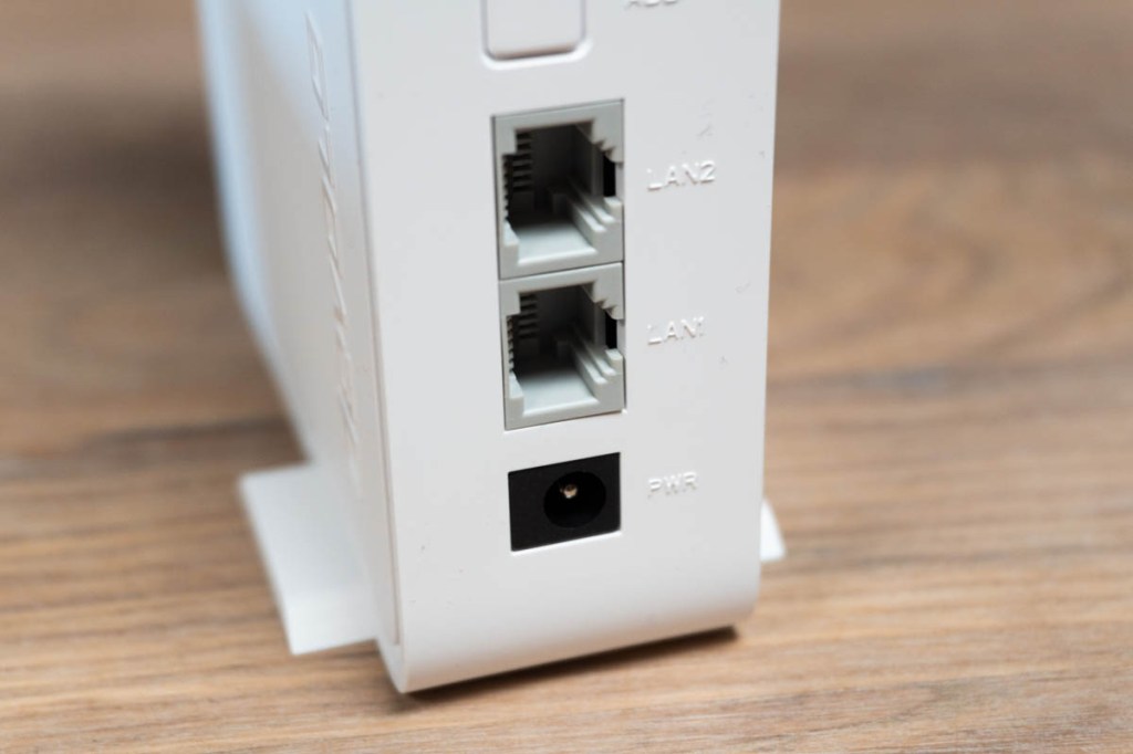 LAN-Ports auf der Rückseite des Devolo Mesh-Kits