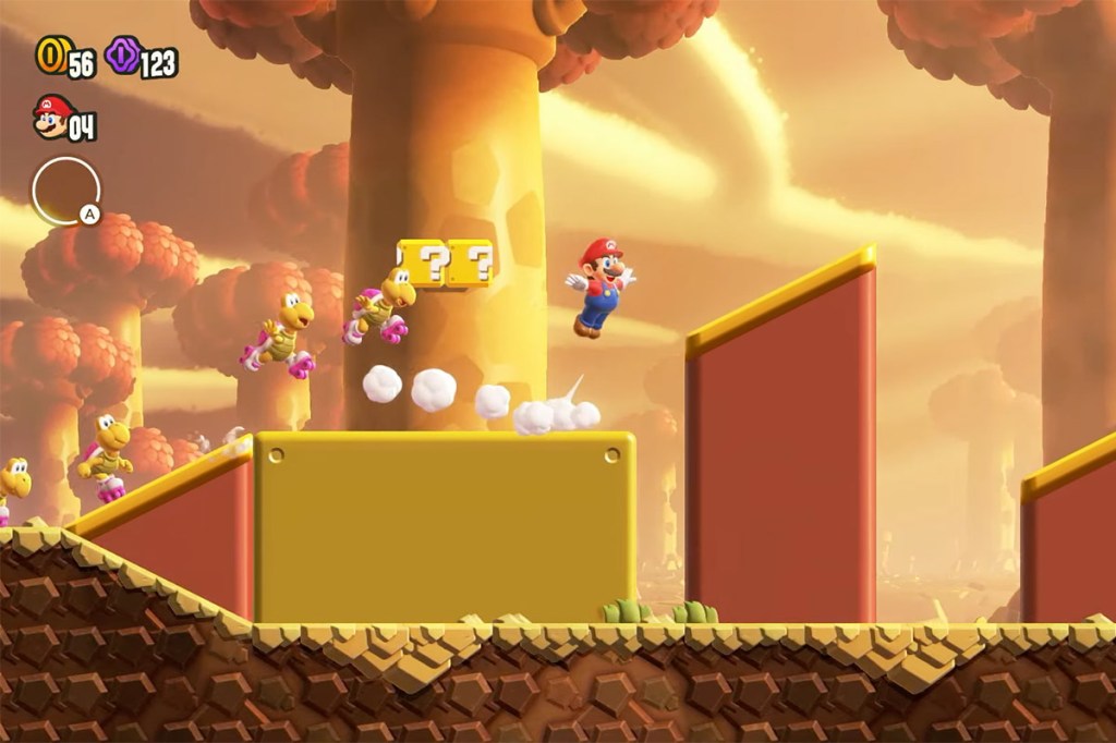 Bild des Videospiels Super Mario Bros. Wonder.