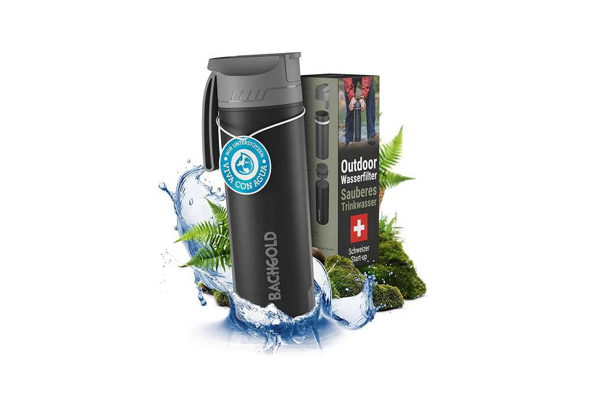 Bachgold Profi Outdoor Wasserfilter-Flasche