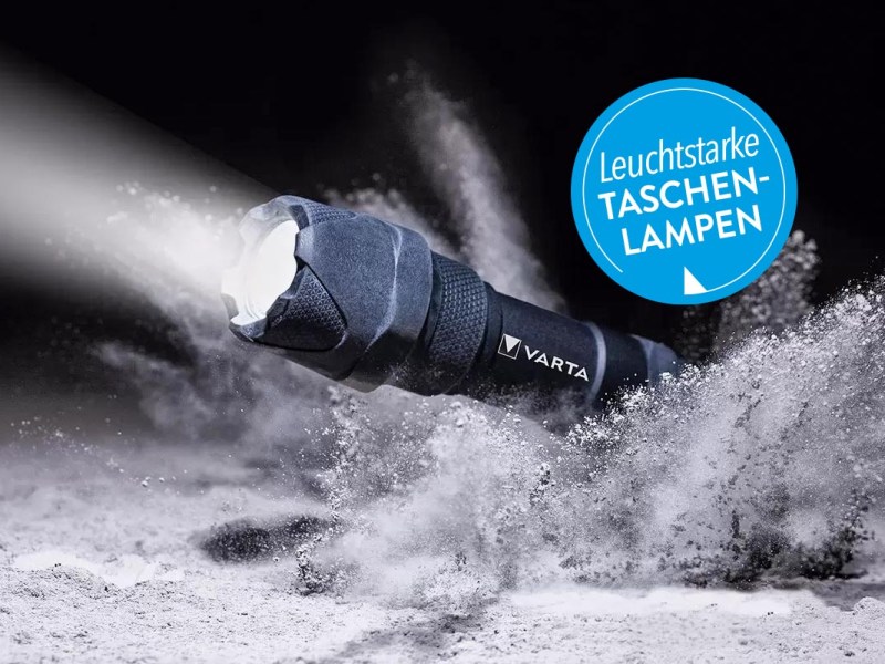 Hohe Leuchtkraft – mit diesen Taschenlampen wird die Nacht zum Tag