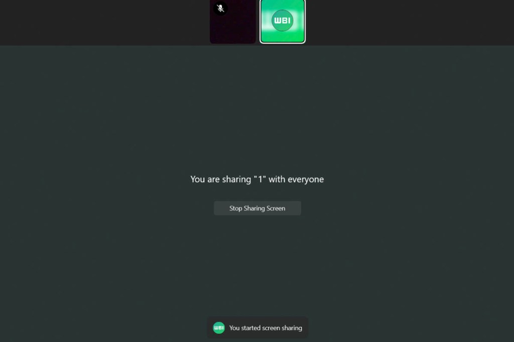 Screenshot Videocall Wabeta