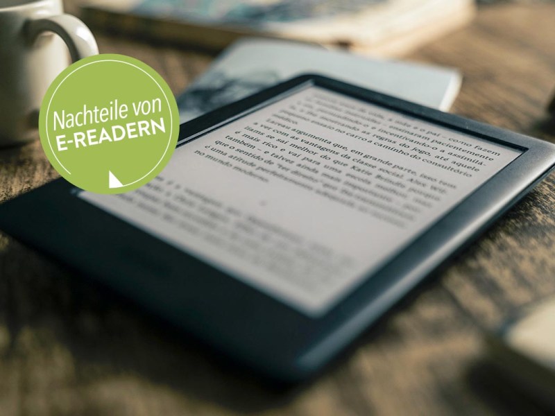 Kindle auf Schreibtisch