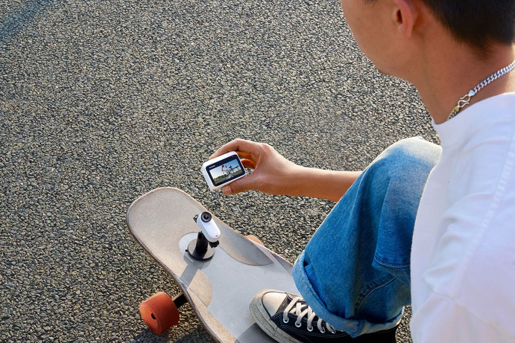 Drehhalterung am Skateboard