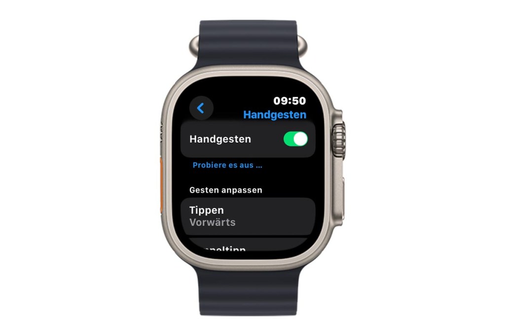 Handgesten Apple Watch 