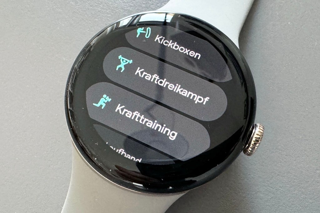 Sportarten Google Watch 