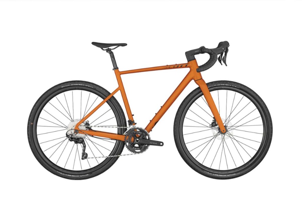 Productshot orangenes Gravelbike