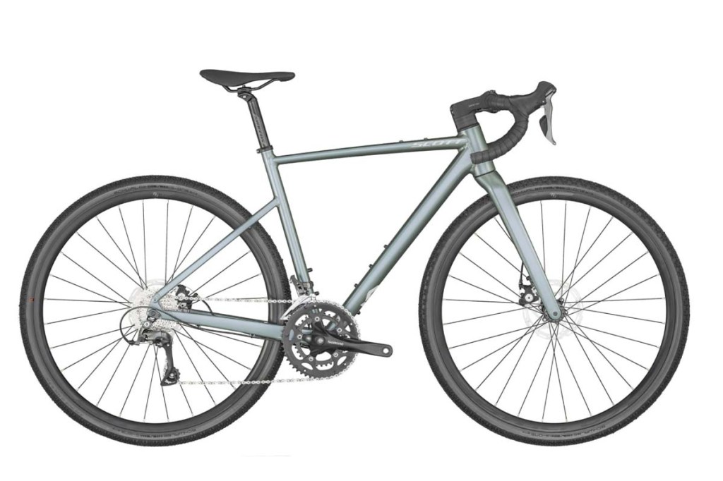 Productshot Gravelbike in silber