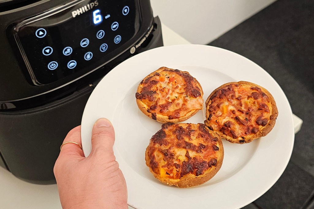 Mini-Pizzen aus dem Airfryer von Philips