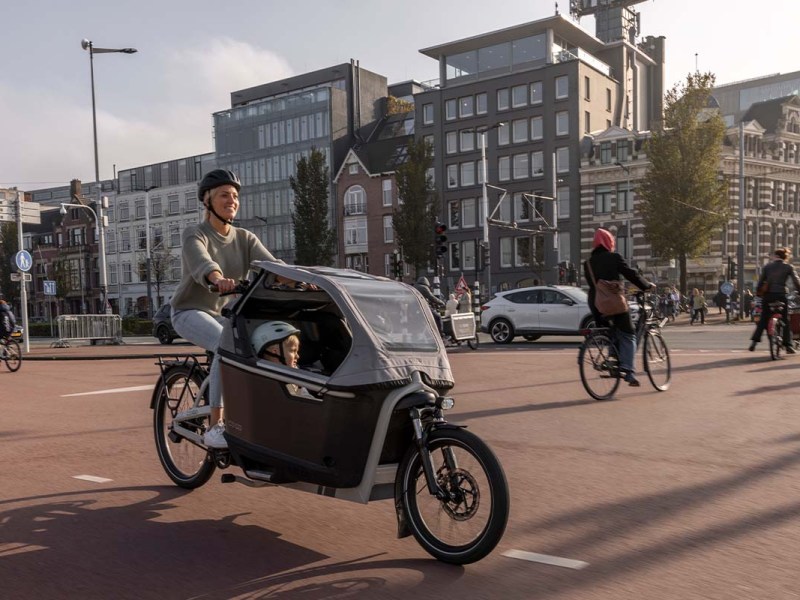 Drei Cargo-E-Bikes im Test: So sicher fährt der Nachwuchs mit