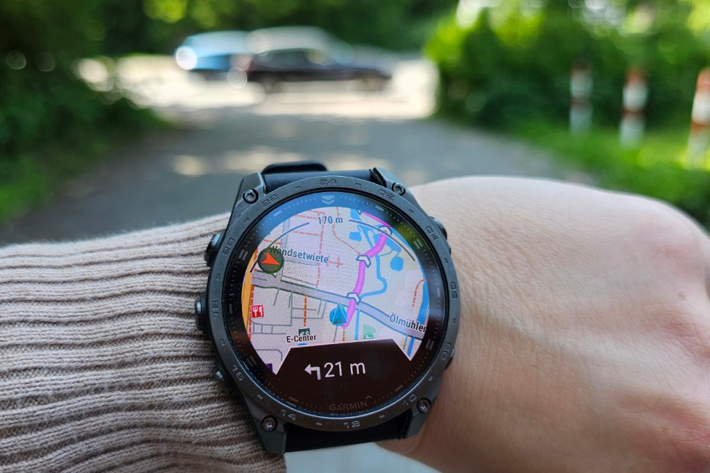 Smartwatch an Hangelenk