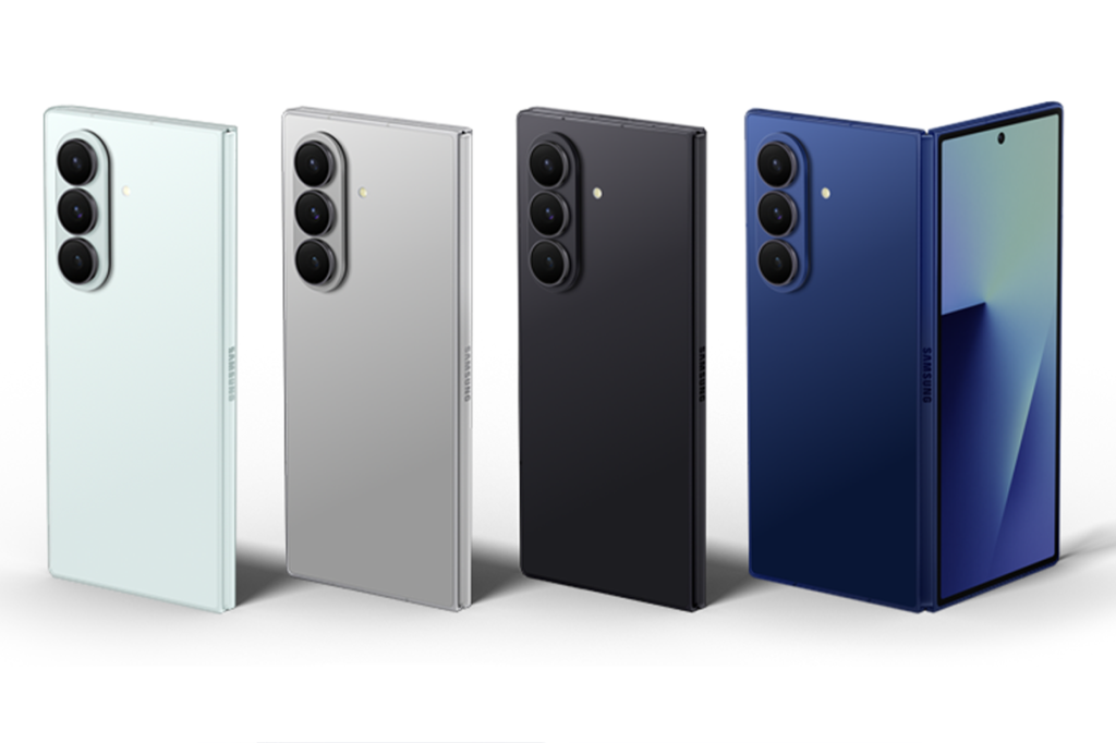 Die verschiedenen Varianten des Samsung Galaxy Z Fold7 aufgereiht.